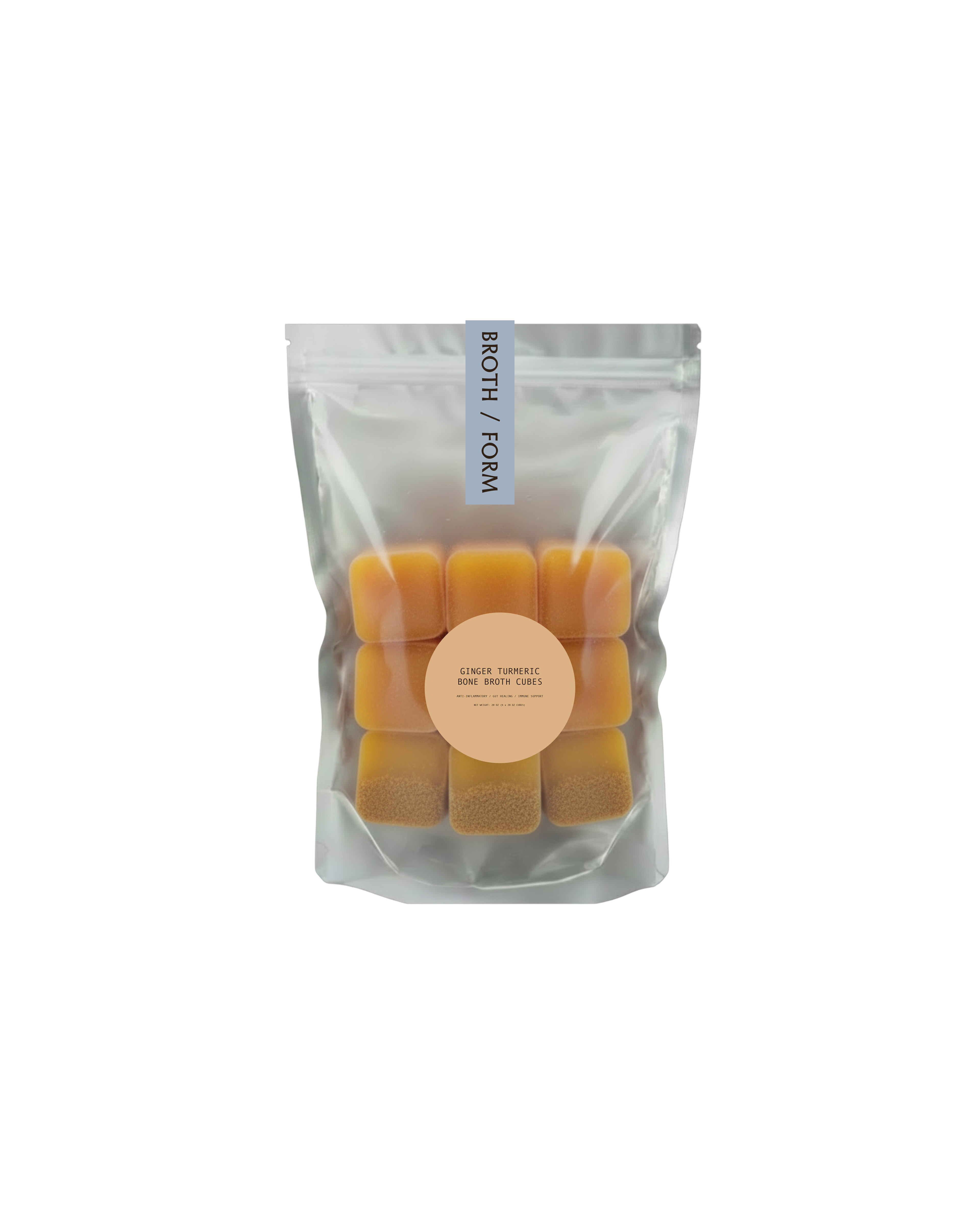 GINGER TURMERIC ANTI-INFLAMMATORY BONE BROTH CUBES